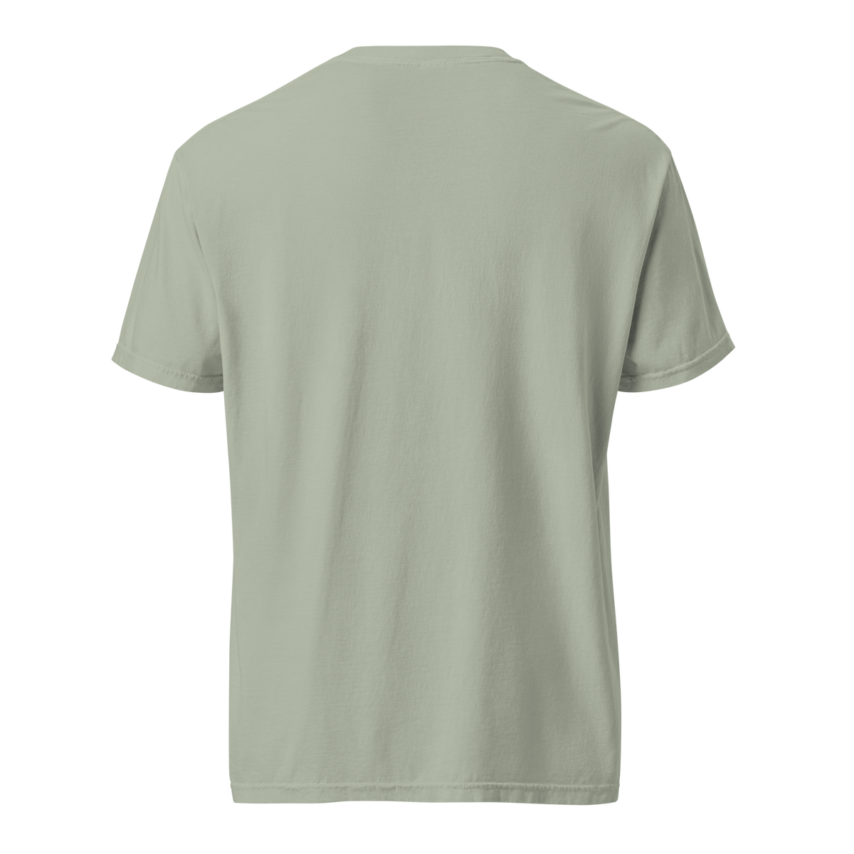 Summit Fever — Grin Dwellers Bay heavyweight garment-dyed tee, back view