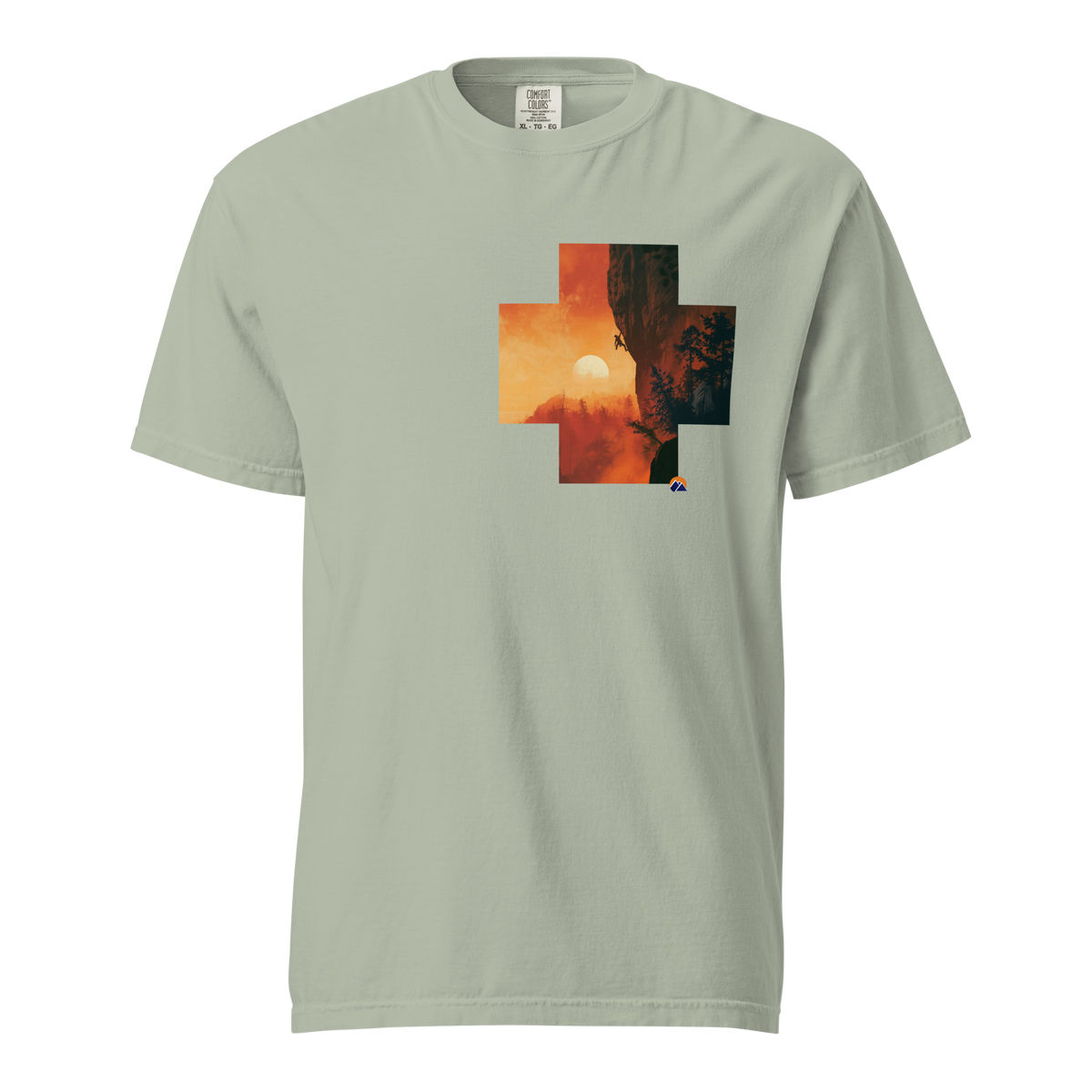 Last Pitch — Grin Dwellers Bay heavyweight garment-dyed tee, front view