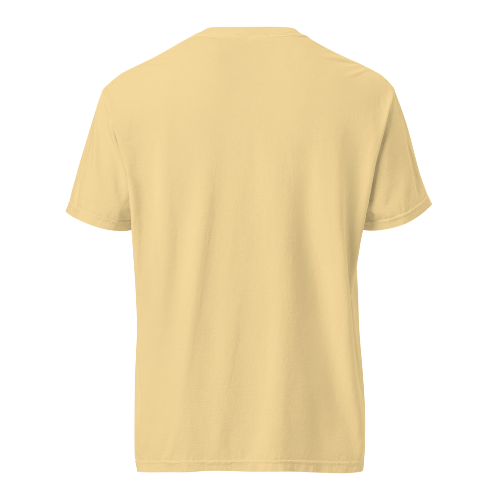 Know It Anywhere — Grin Dwellers Butter heavyweight garment-dyed tee, back view