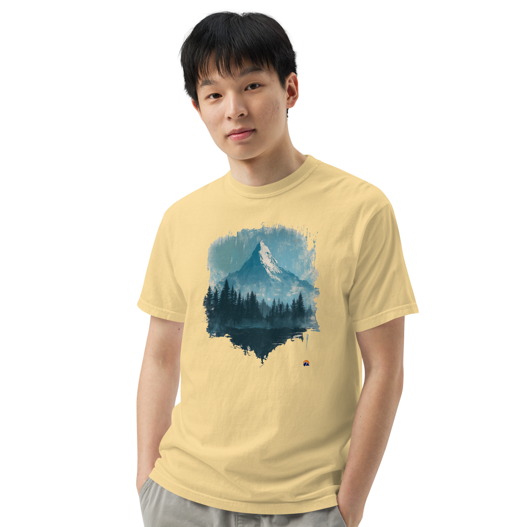Know It Anywhere — Grin Dwellers Butter heavyweight garment-dyed tee, close-up detail