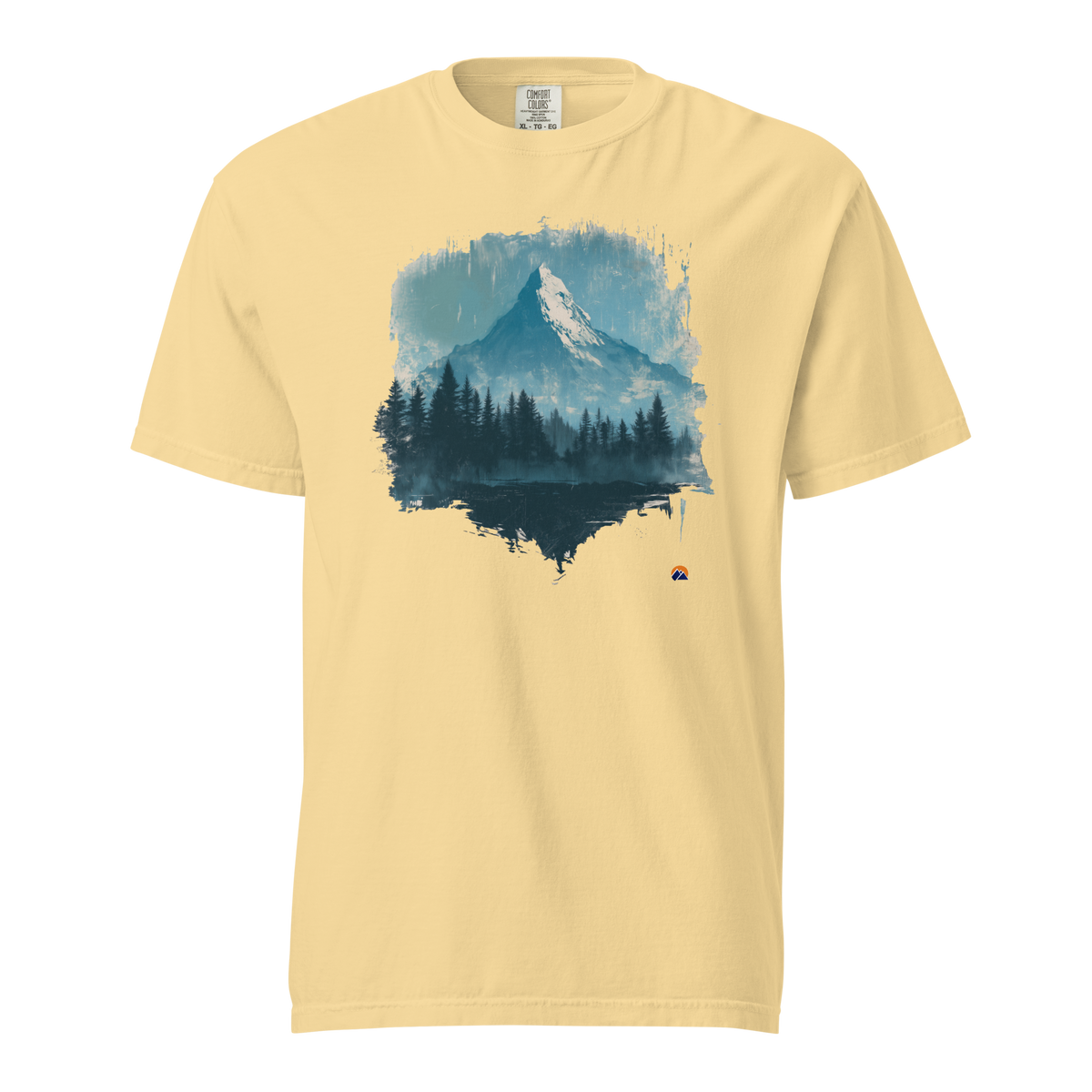 Know It Anywhere — Grin Dwellers Butter heavyweight garment-dyed tee, front view
