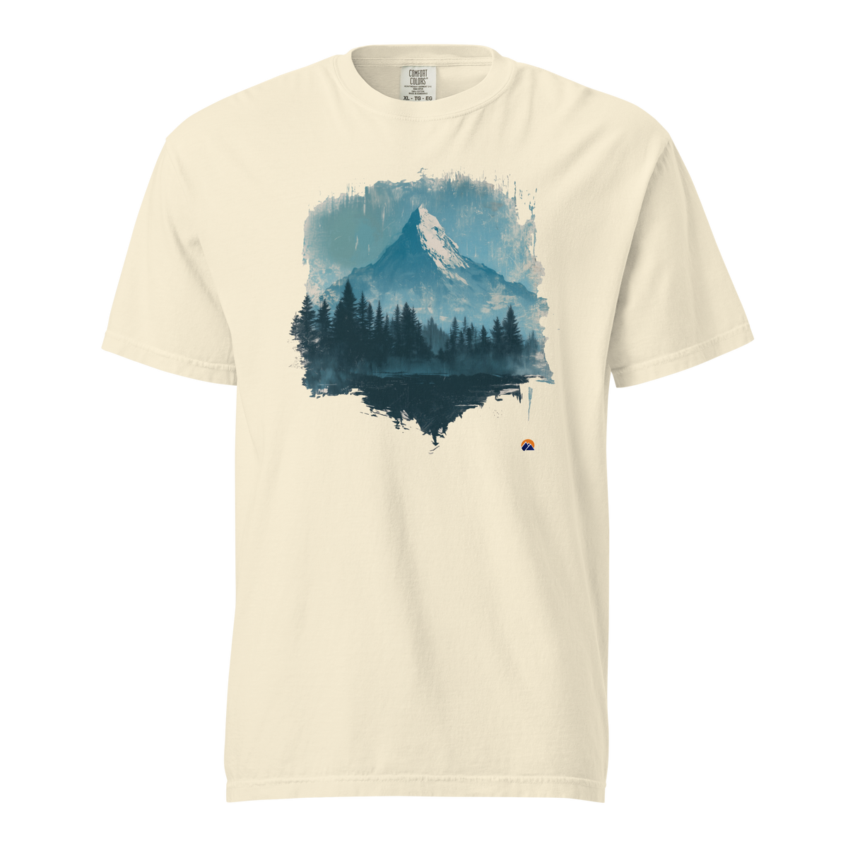 Know It Anywhere — Grin Dwellers Ivory heavyweight garment-dyed tee, front view