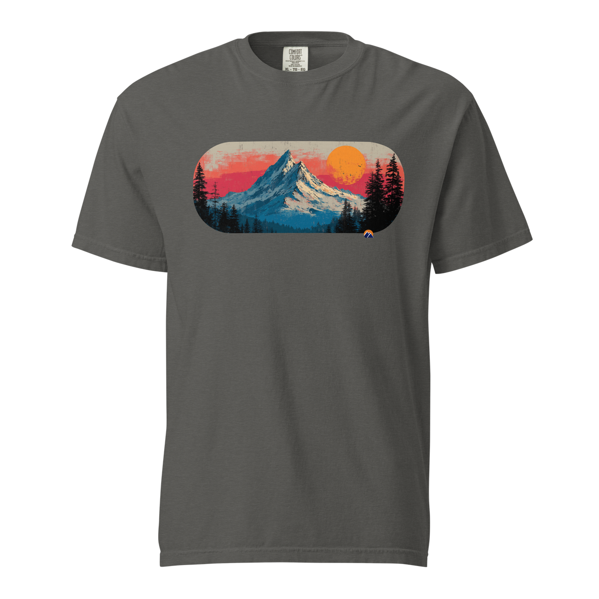 Worth The Alarm — Grin Dwellers Pepper heavyweight garment-dyed tee, front view
